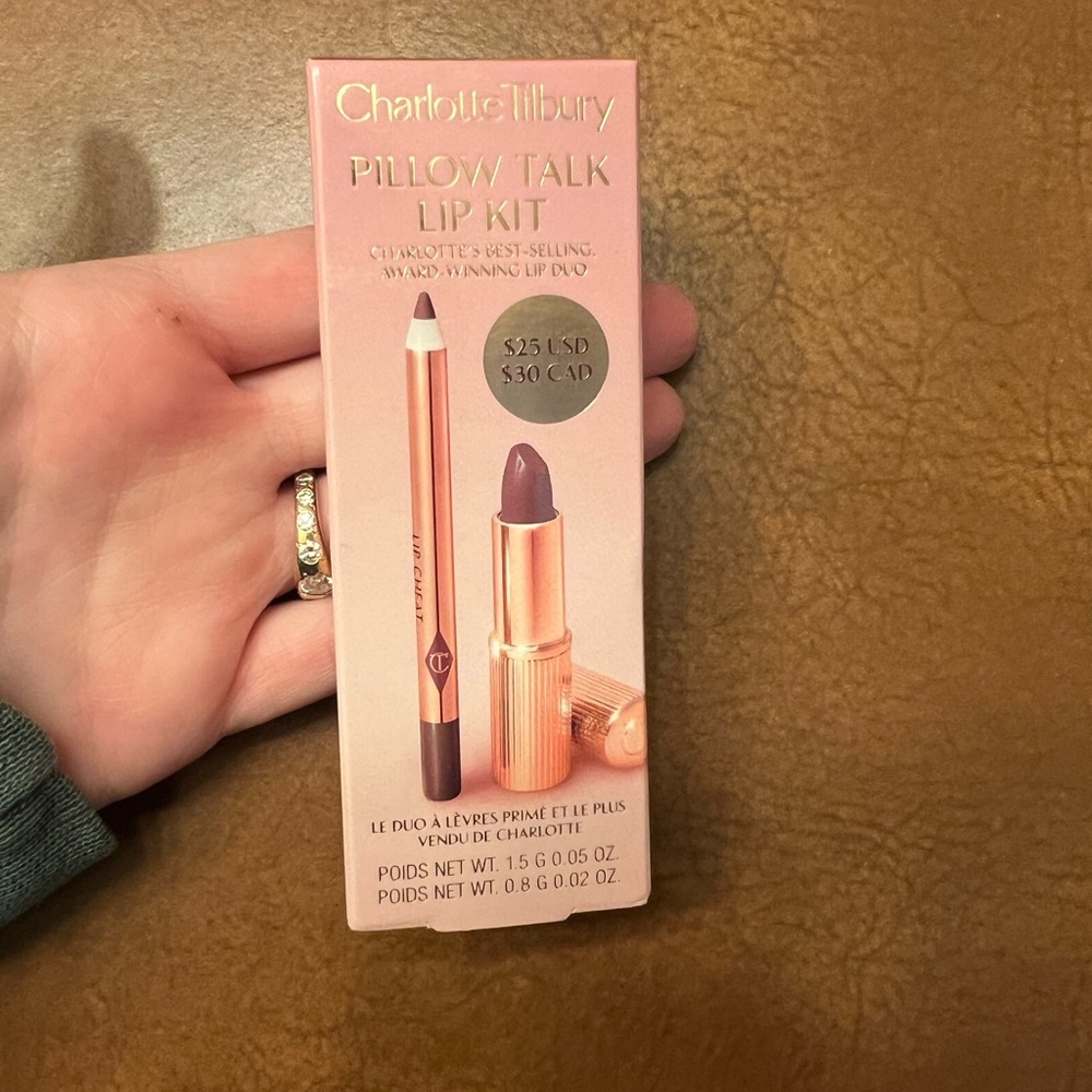 NWOT CHARLOTTLE TILLBURY MINI PILLOW TALK LIPKIT